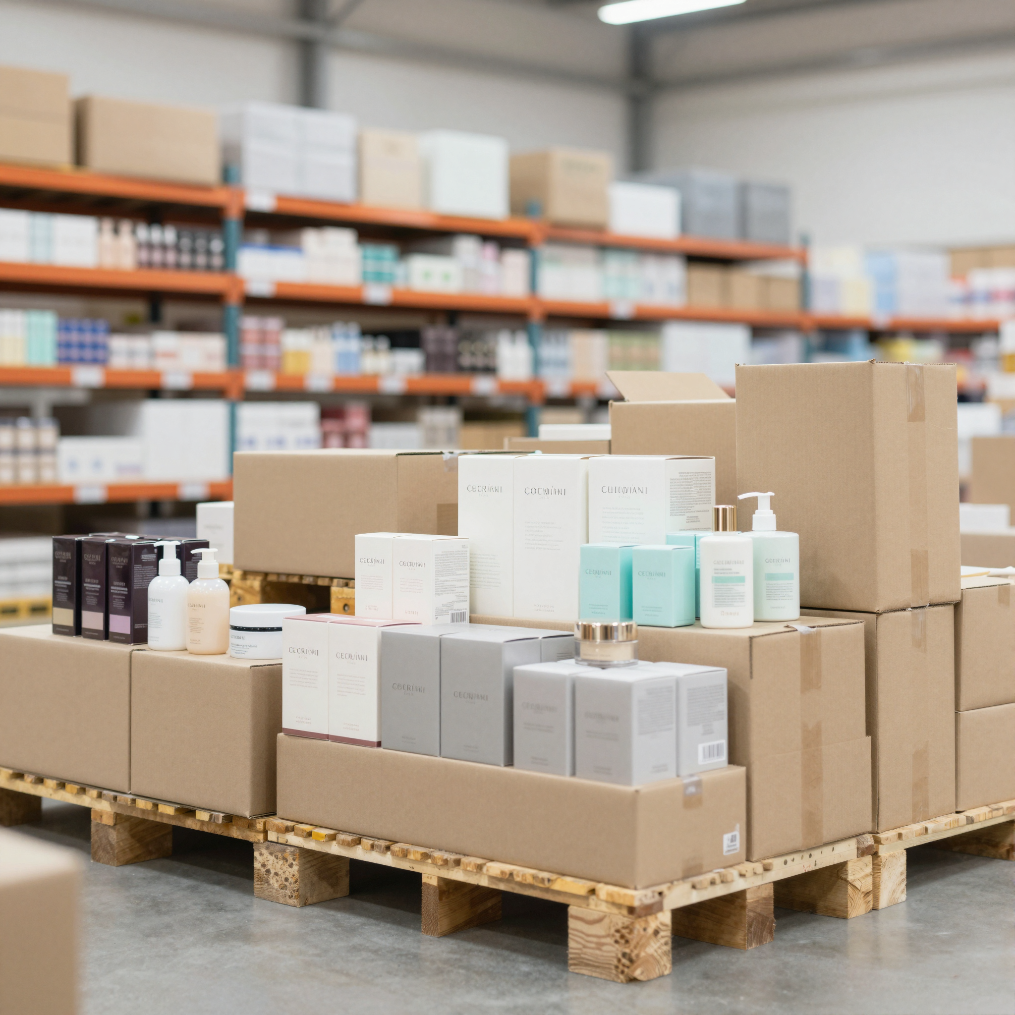 Warehouse of surplus luxury beauty stock